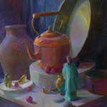 still life with copper kettle
